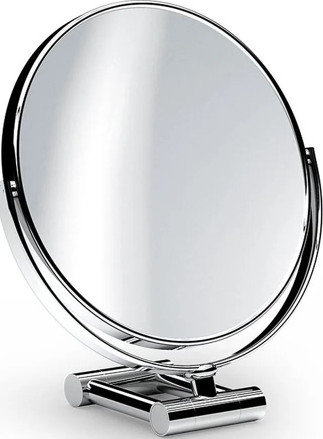Косметическое зеркало Decor Walther chrom, круглое, латунь, серебристое