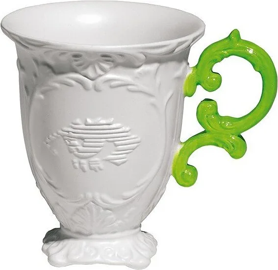 Кружка Seletti I-Mug, 10 см, фарфор, зелёная