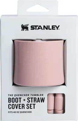 Термокружка Stanley, Zestaw silikonowych akcesoriow ochronnych do, 1,18 л, пластик, розовая