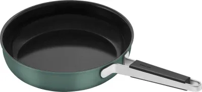 Сковорода Zwilling Pure czarno-zielona, 28 см, нержавеющая сталь, антипригарное покрытие, зелёная