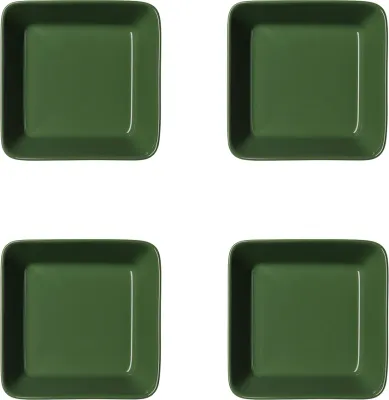 Набор салатников Iittala Teema, 4 предмета, фарфор, зелёный