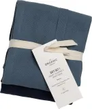 Набор кухонных полотенец The Organic Company Gift, 2 шт., хлопок, 86×53 см, синее — фото 1