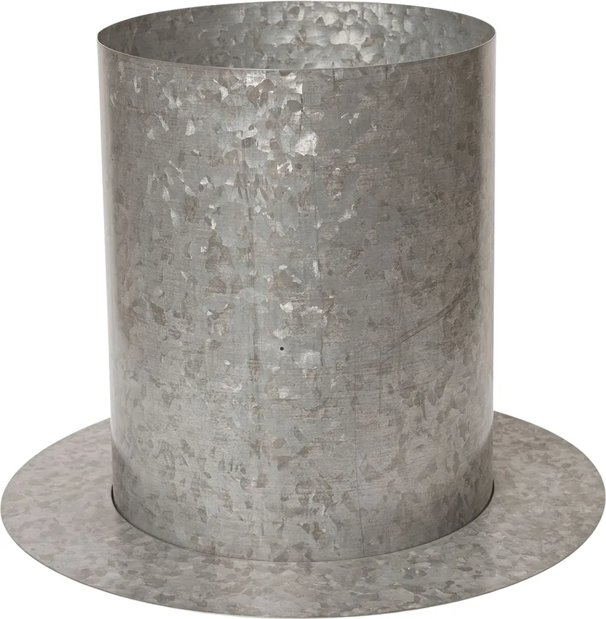 Горшок Ferm Living Auran L, металл, 32,3 см, серебристый