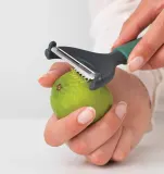 Овощечистка Brabantia z zesterem Tasty+, нержавеющая сталь, 17,3 см — фото 3