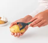 Овощечистка Brabantia z zesterem Tasty+, нержавеющая сталь, 17,3 см — фото 5