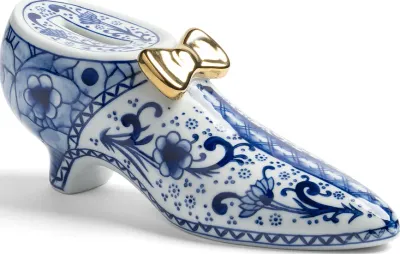Статуэтка K Amsterdam Skarbonka Delftware, фарфор, 9,5 см, синяя