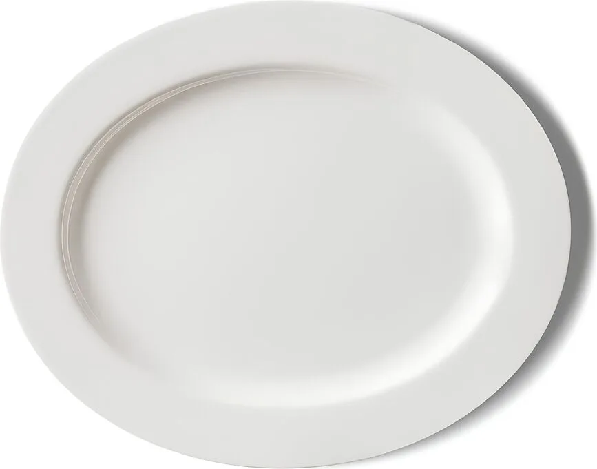 Блюдо сервировочное KnIndustrie Solaria, овальное, костяной фарфор, 0×36 см