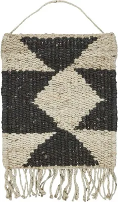 Панно House Doctor Murro, дерево, 50×35 см, чёрное