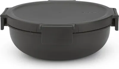 Контейнер пищевой Brabantia Make Take, 1300 мл, пищевой пластик, серый