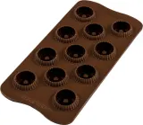 Форма для выпечки Silikomart Forma do czekoladek Scg49 Choco Crown, круглая, силикон — фото 5
