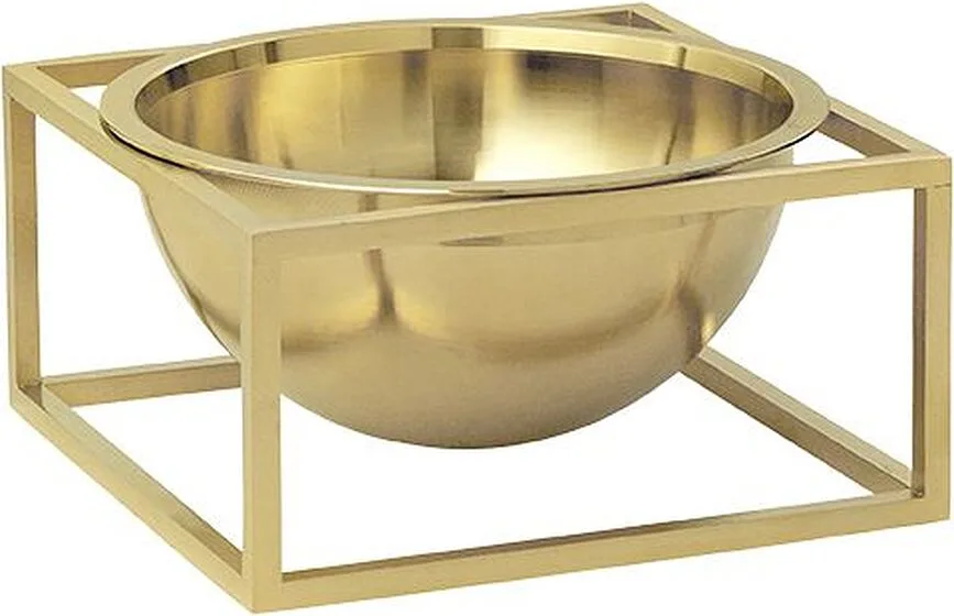 Подставка для украшений Audo Copenhagen Misa Centerpiece S na stojaku, квадратная, металл, 14×14 см