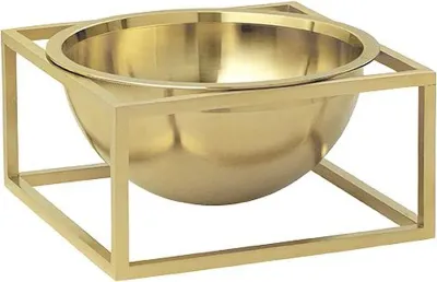 Подставка для украшений Audo Copenhagen Misa Centerpiece S na stojaku, квадратная, металл, 14×14 см