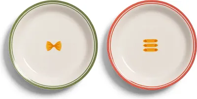 Набор салатников &K Amsterdam Taverna, 2 предмета, фарфор, разноцветный
