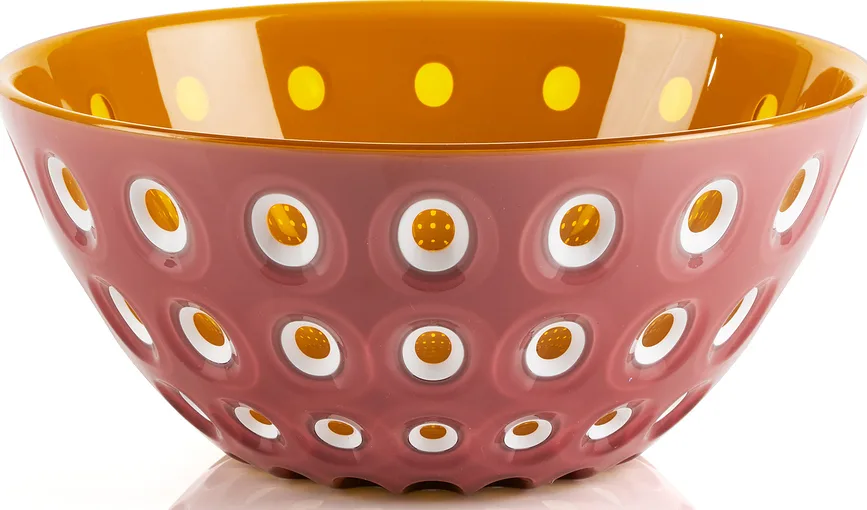 Салатник Guzzini Le Murrine, акрил, 20 см, оранжевый