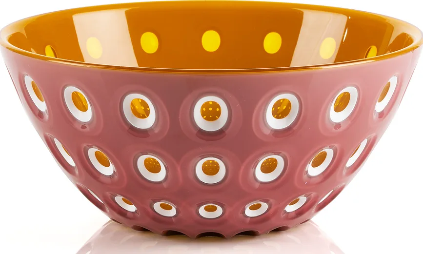 Салатник Guzzini Le Murrine, пластик, 25 см, оранжевый