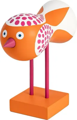 Статуэтка Design House Stockholm Birds 1967, дерево, 16 см, оранжевая