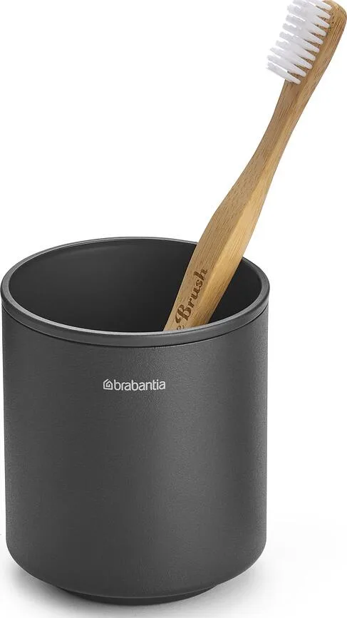 Стакан для зубных щёток Brabantia MindSet, нержавеющая сталь, серый