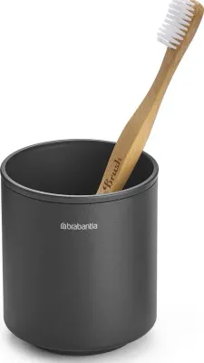 Стакан для зубных щёток Brabantia MindSet, нержавеющая сталь, серый