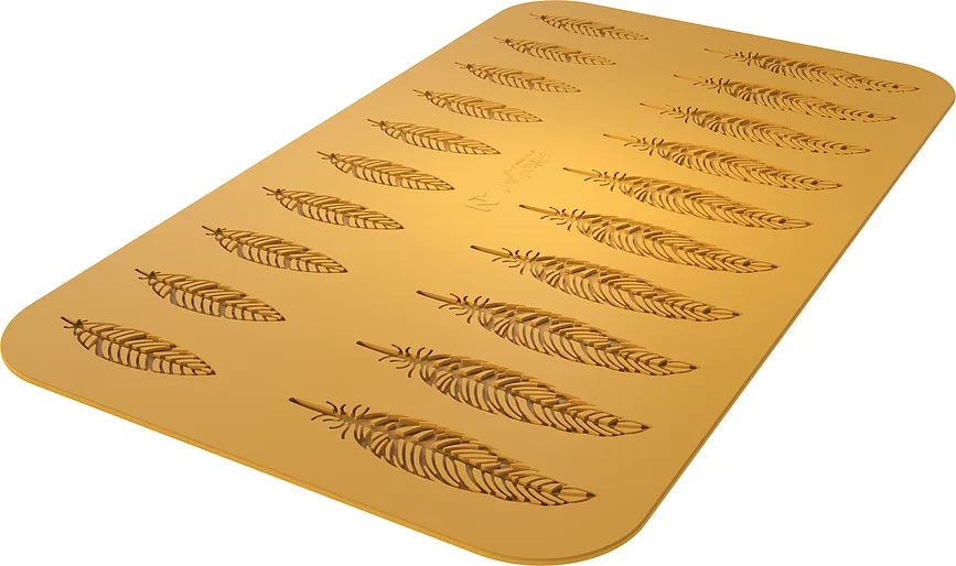 Форма для выпечки Silikomart Forma do przystawek Piuma, овальная, силикон, 12,1×2,8 см