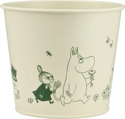 Горшок Muurla Muminki Gardenia, металл, 14 см, зелёный