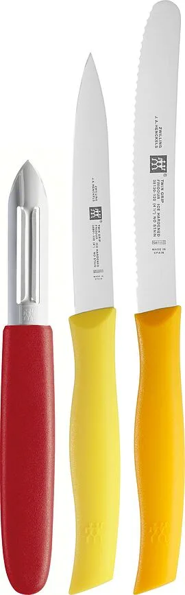 Набор столовых приборов Zwilling, i owocow Twin Grip z obieraczka, 4 предмета, нержавеющая сталь