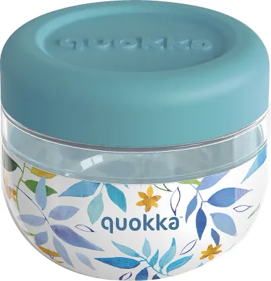 Контейнер пищевой Quokka Bubble, 500 мл, пищевой пластик, синий
