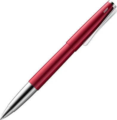 Ручка Lamy, Studio, роллер, синие чернила, красная
