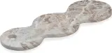 Подставка для украшений Humdakin Oslo Marble, прямоугольная, мрамор, 40×14,1 см, коричневая — фото 1