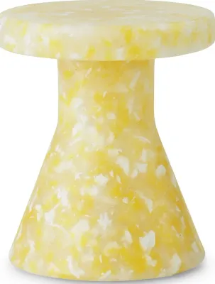 Статуэтка Normann Copenhagen Bit Cone Miniature stolek-stolik, пластик, 8,2 см, жёлтая