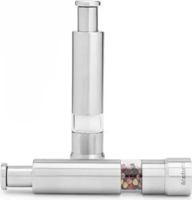 Мельница для специй Brabantia i soli w zestawie, нержавеющая сталь, серебристая