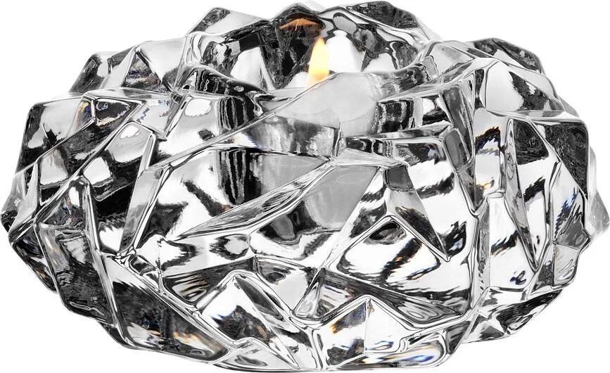 Подсвечник Orrefors Carat, хрусталь, 6,5×12,5 см