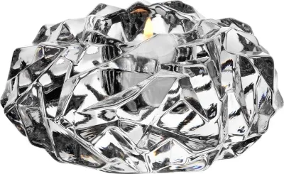 Подсвечник Orrefors Carat, хрусталь, 6,5×12,5 см