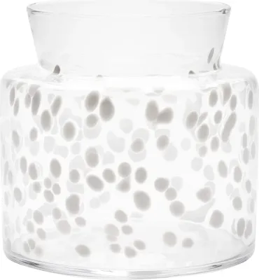 Ваза Kosta Boda Meadow Winter Хрусталь, 19.5 см, белый