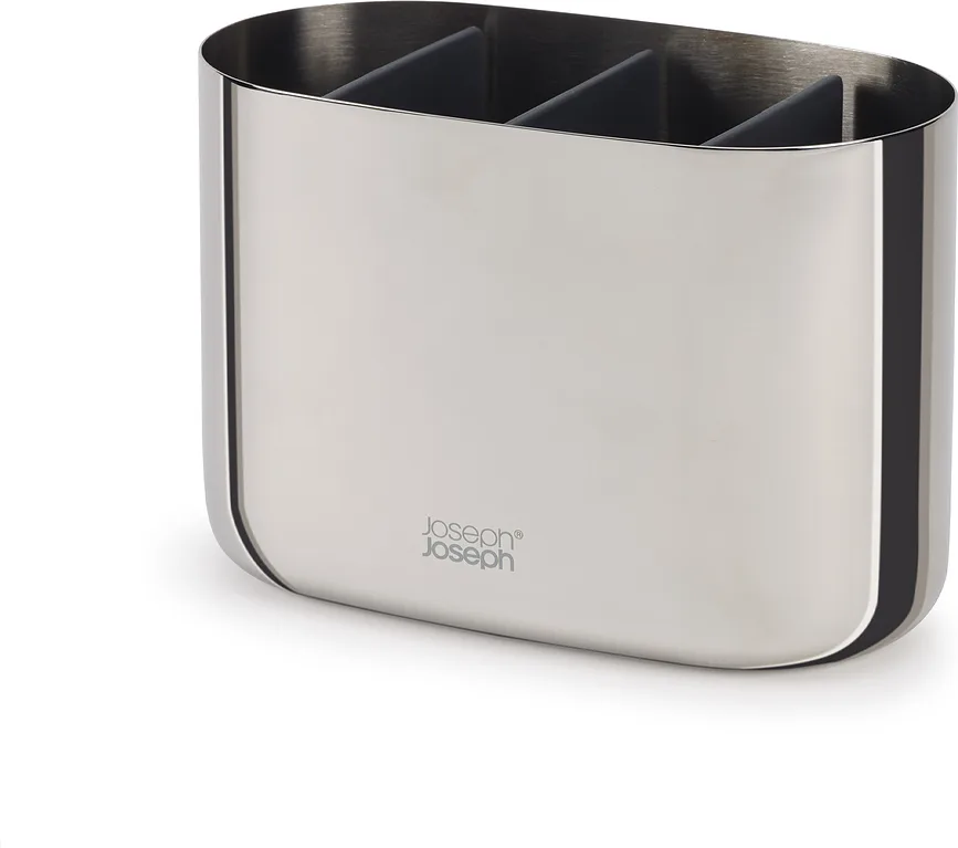 Стакан для зубных щёток Joseph Joseph EasyStore Luxe, нержавеющая сталь, серебристый