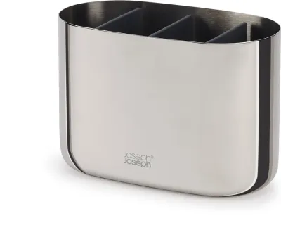 Стакан для зубных щёток Joseph Joseph EasyStore Luxe, нержавеющая сталь, серебристый