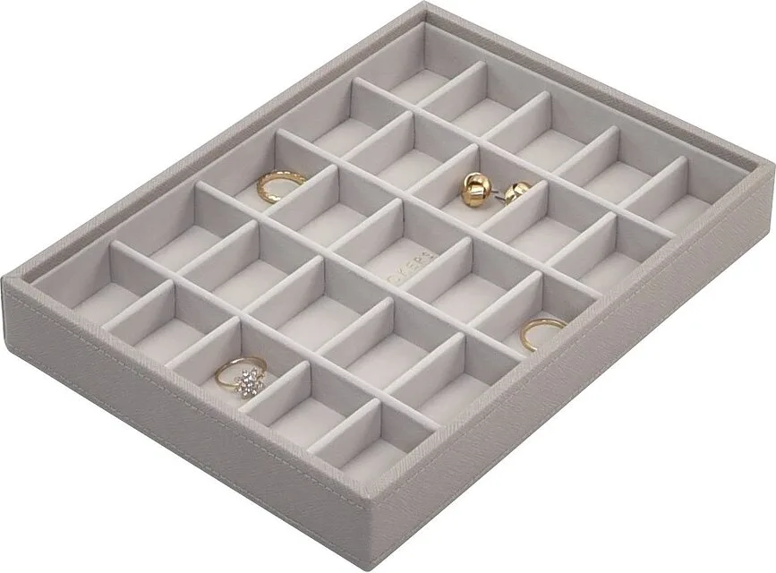 Шкатулка для украшений Stackers Classic, прямоугольная, синтетический материал, 25×18 см