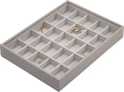 Шкатулка для украшений Stackers Classic, прямоугольная, синтетический материал, 25×18 см