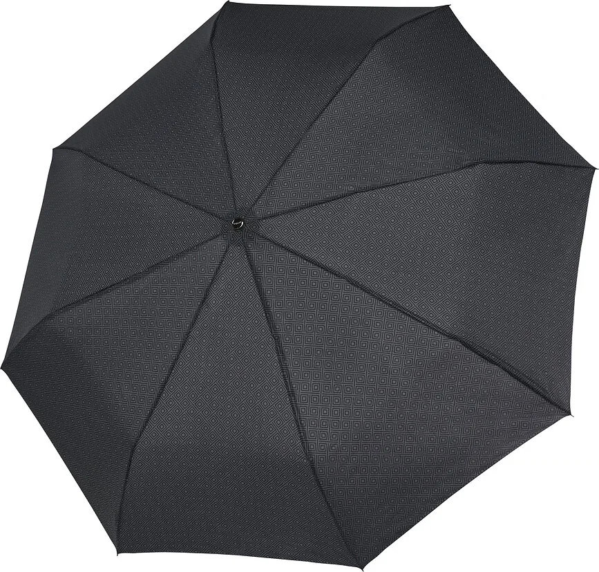Зонт Doppler Carbon Magic XM, купол 122 см, полиэстер, серый