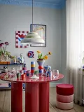 Ваза Bloomingville Conneli Керамика, 33 см, разноцветный — фото 6