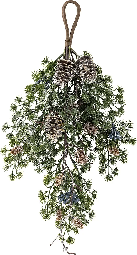 Искусственное растение Хвоя Bloomingville Girlanda Cedar sosna, пластик, 8 см, зелёное