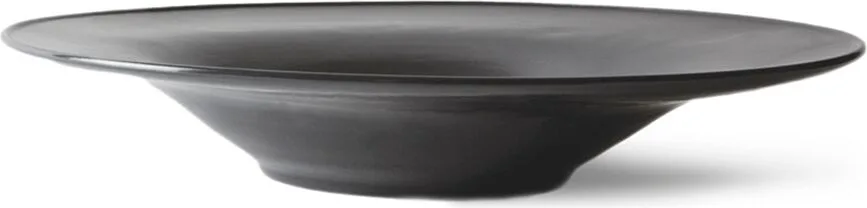 Салатник KnIndustrie Grés Anthracite, каменная керамика, чёрный, миска для супа