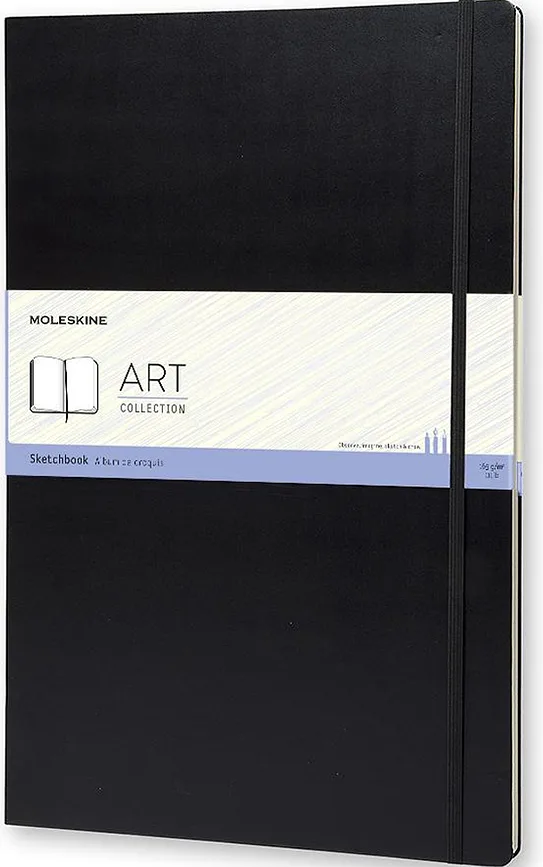 Блокнот Moleskine, A3 96 stron, A5, чёрный