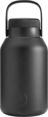 Термокружка Chilly's Bottles, Series 2 Big Mouth, 2 л, нержавеющая сталь, чёрная