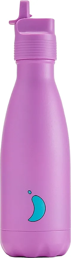 Термокружка Chilly's Bottles, na zimne napoje Original Kids, 350 мл, нержавеющая сталь, фиолетовая