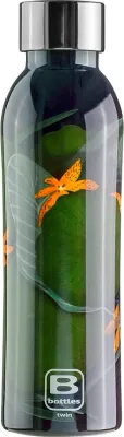 Бутылка для воды Casa Bugatti BBottles Flora, 500 мл, нержавеющая сталь, зелёная