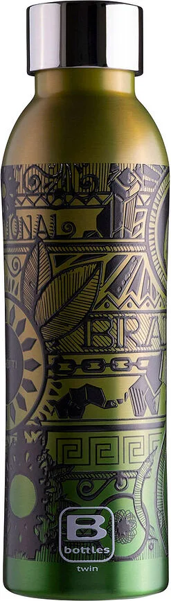 Бутылка для воды Casa Bugatti BBottles Sublime Braid, 500 мл, нержавеющая сталь, золотистая