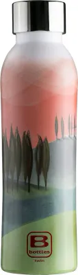 Бутылка для воды Casa Bugatti BBottles Decorated, 500 мл, нержавеющая сталь, зелёная