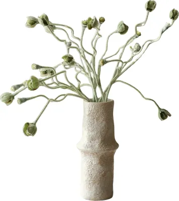 Искусственный цветок Мак Botane Poppy Bud, пластик, 61 см, зелёный