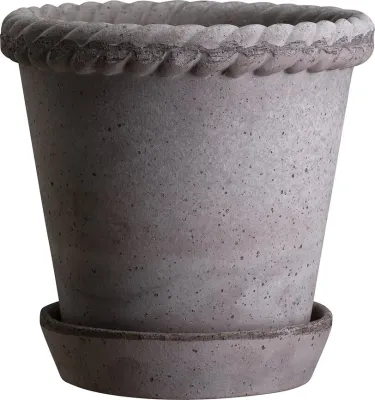 Горшок Bergs Potter Emilia, керамика, 25 см, серый