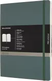 Блокнот Moleskine, Professional XL 192 strony, A6, в линейку, зелёный — фото 1